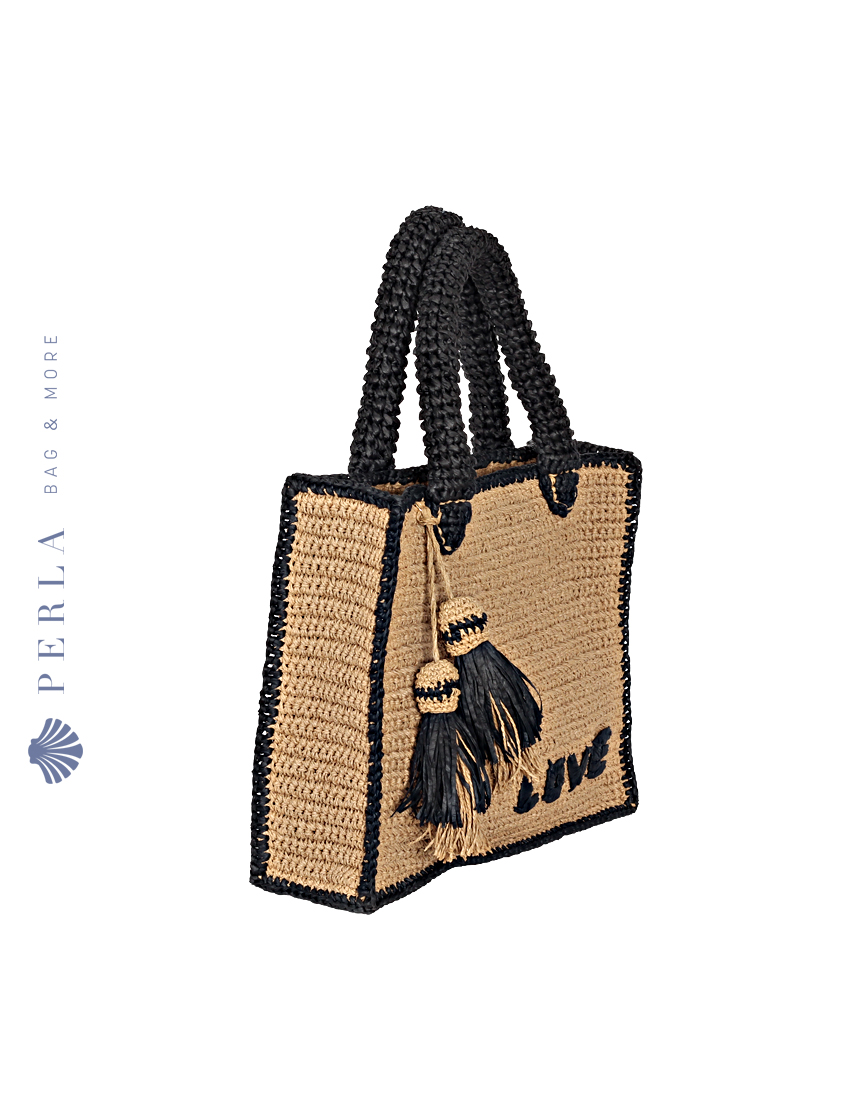 Pearl Plaj Çantası-Siyah - Görsel 2