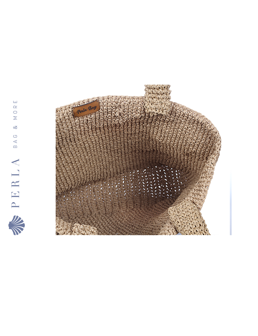 Lotus Plaj Çantası- Saks Mavi - Görsel 3