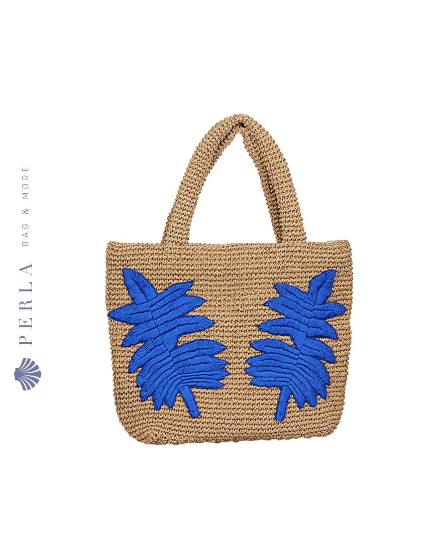 Lotus Plaj Çantası- Saks Mavi