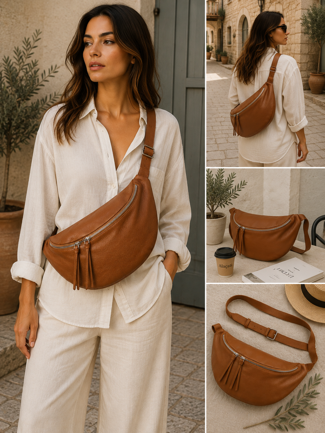Vera Free Bag-Taba - Görsel 2